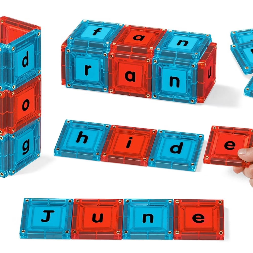 Lakeshore Double-Sided Magnetic Phonics Tiles (Like New)
